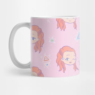 Chibi Aloy pattern (pink) Mug